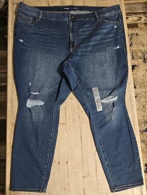 Old Navy Plus Size Dark Indigo Skinny Jeans